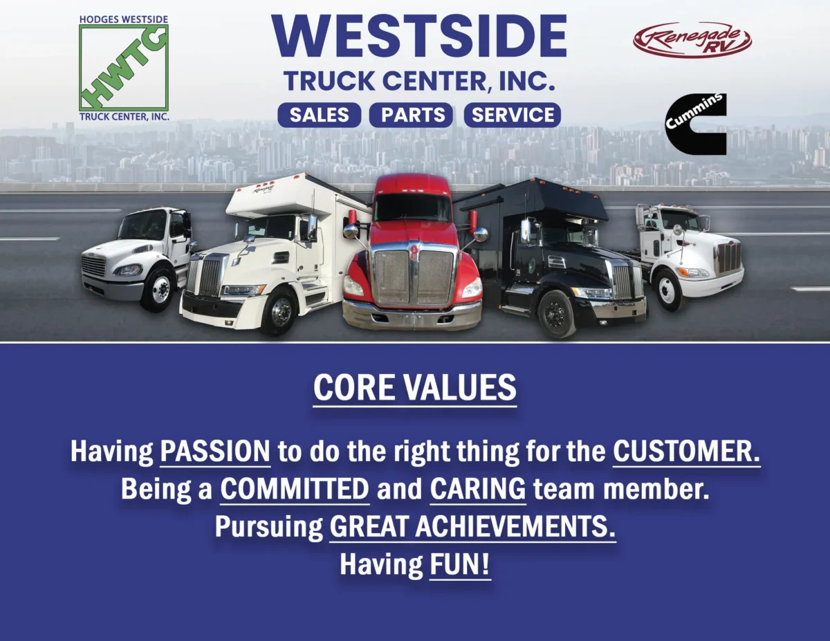 Core Values Hodges Westside Truck Center Core Values Graphic